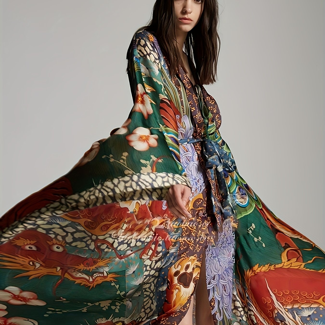 Plus Size Caftan Dress for Women Long Beach Kaftans Swimwear Beach Cover Ups