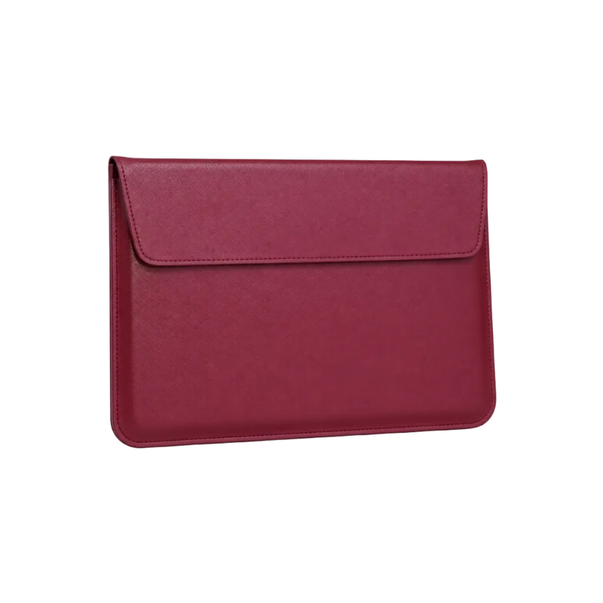 Burgundy Leather Laptop Bag Envelope Style