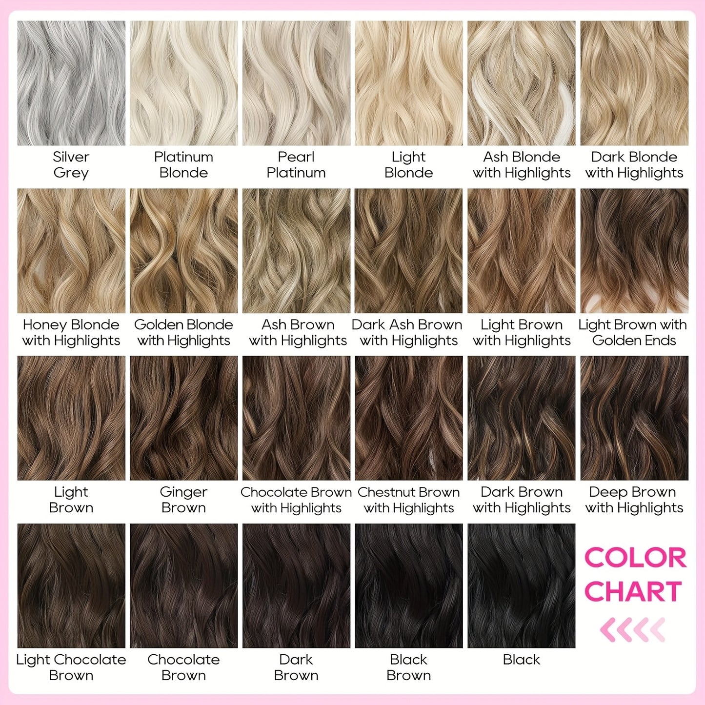 Clip In Hair Extensions, 4pcs Lace Weft Hair Extensions