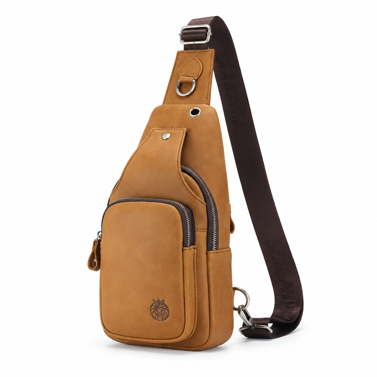 Classic Tan Crossbody Sling Bag