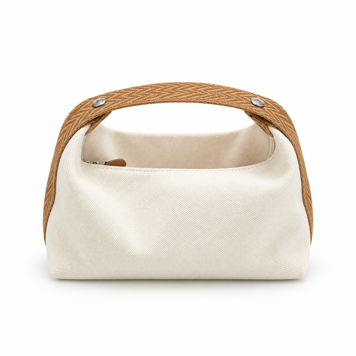 Camel Strap Minimalist Canvas Handbag Purse