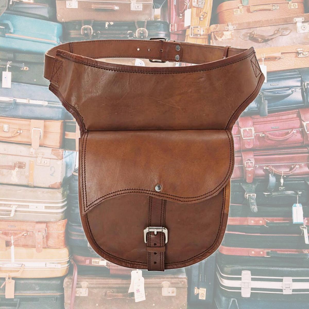 Leather Adjustable Hip, Belt Bag | Fixed Shoulder Strap