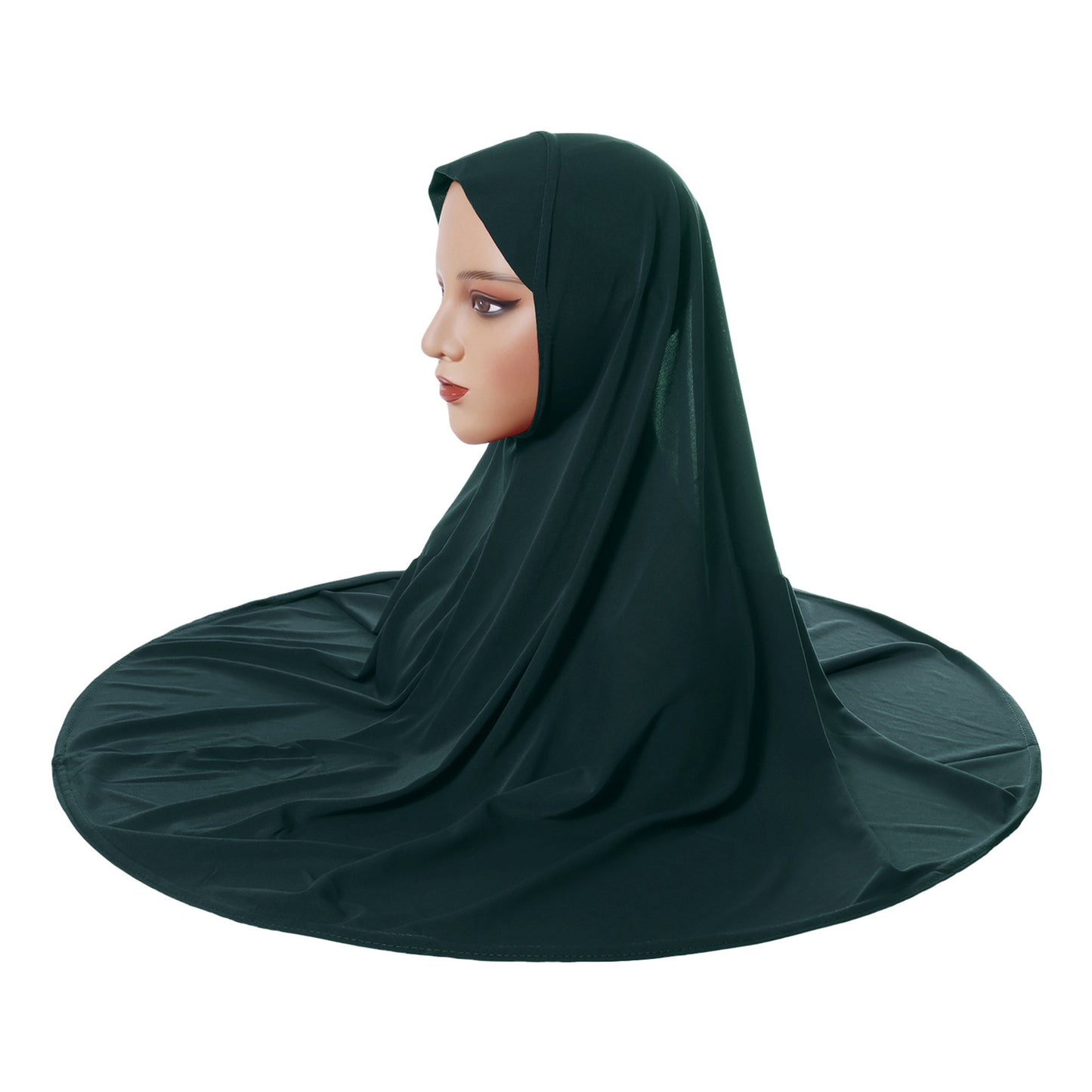 Women Head Scarf, Elegant Solid Hijab Scarf Lightweight Middle East Fashion Accessory