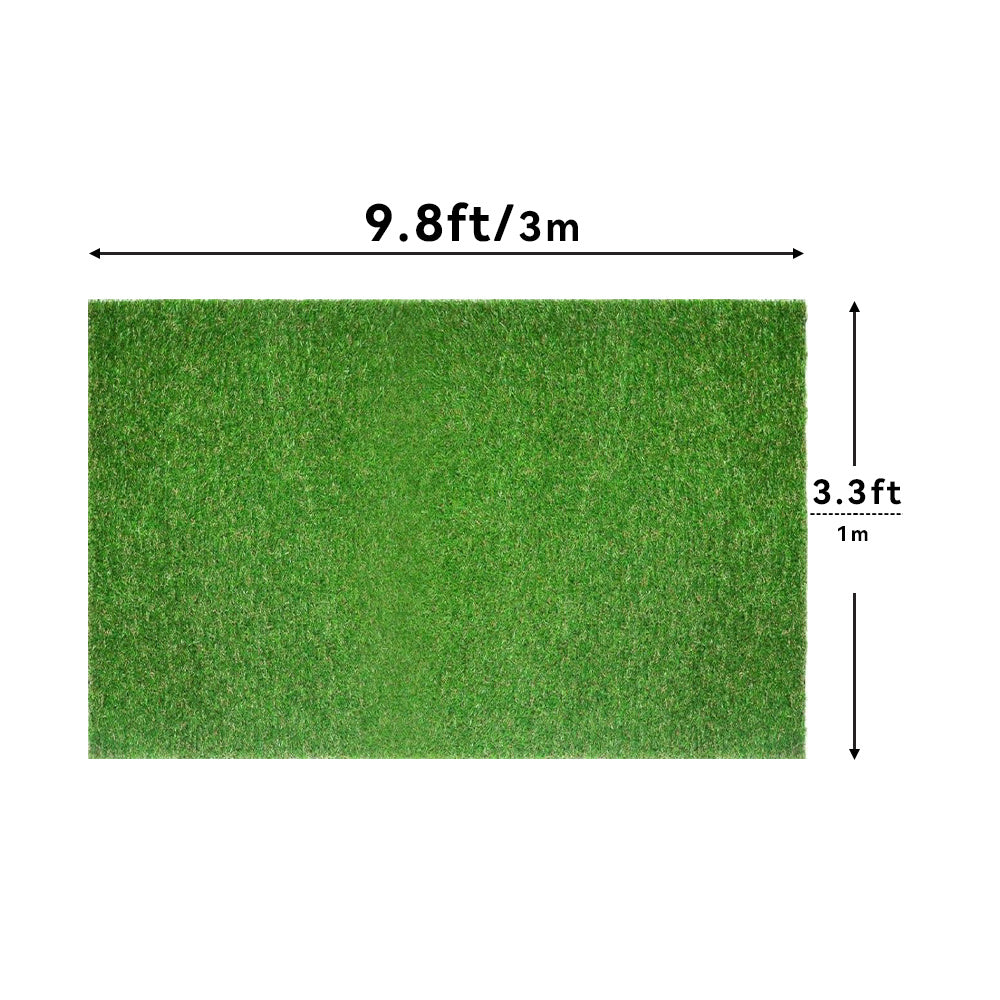 High-Realistic Artificial Grass Turf with Rubber Backing – Soft Fake Grass, No Watering/Mowing/Fertilizing, Saves Time & Water, Year-Round Green, Ideal for Indoor/Outdoor, Yard, Balcony, Thanksgiving decorations, Christmas