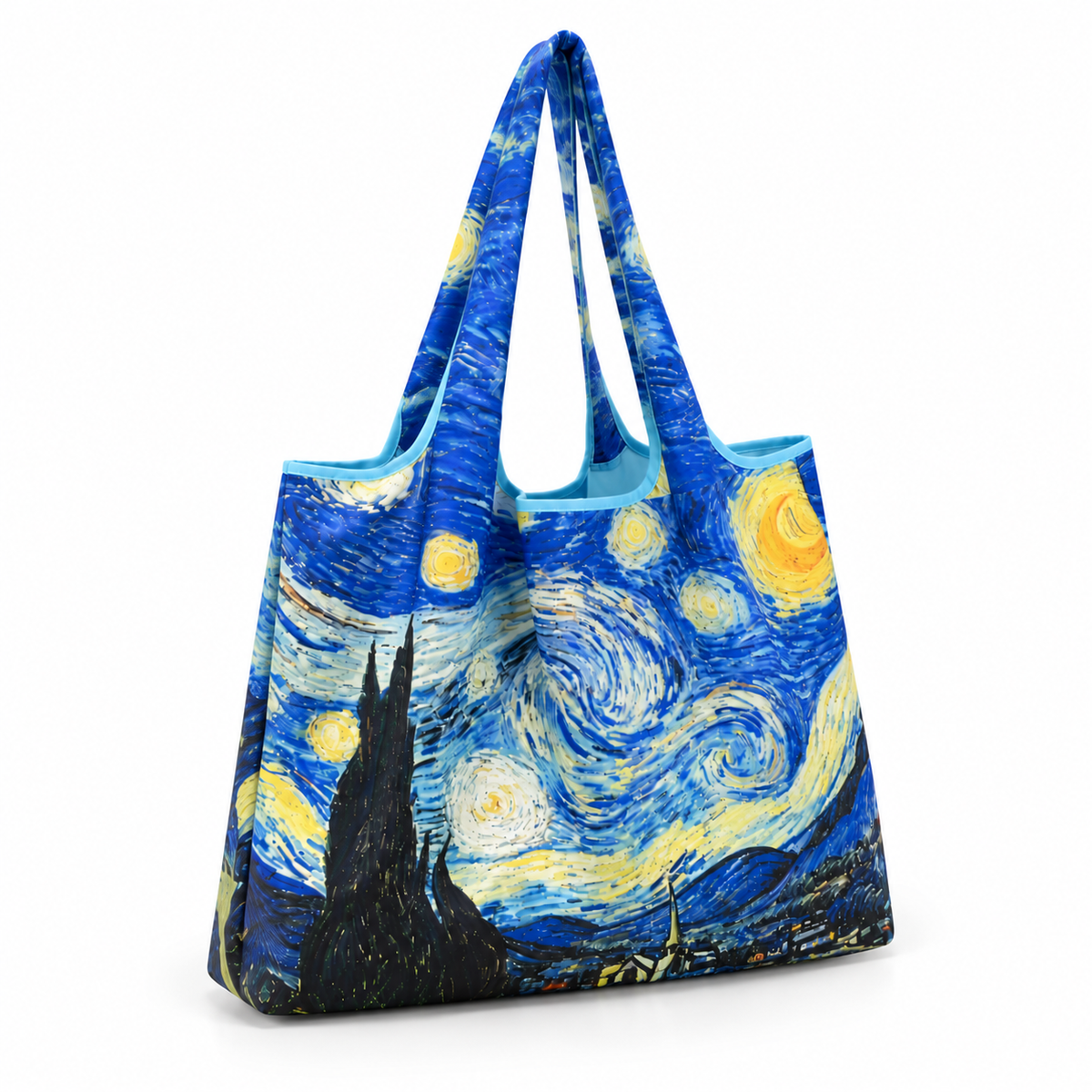Starry Night Artistic Printed Tote Bag