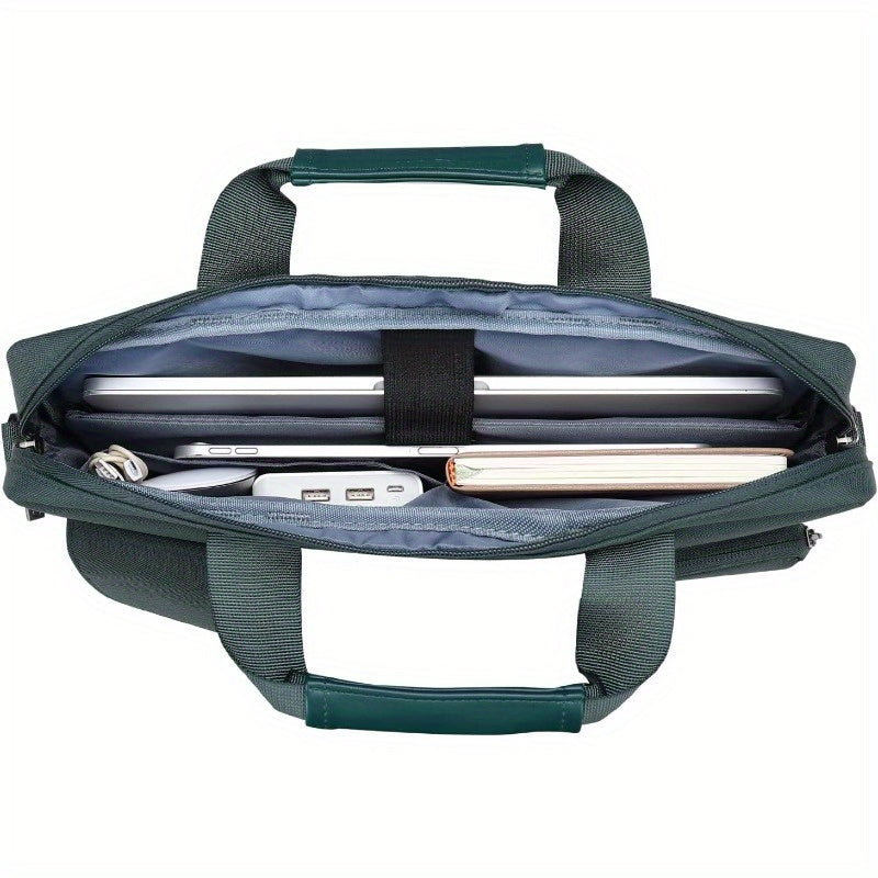 Men Leather Laptop Shoulder Bag Compatible with MacBook Air 15 M4 M3 M2 Pro 16 inch M4 M3 M2 M11515.6 inch Notebook