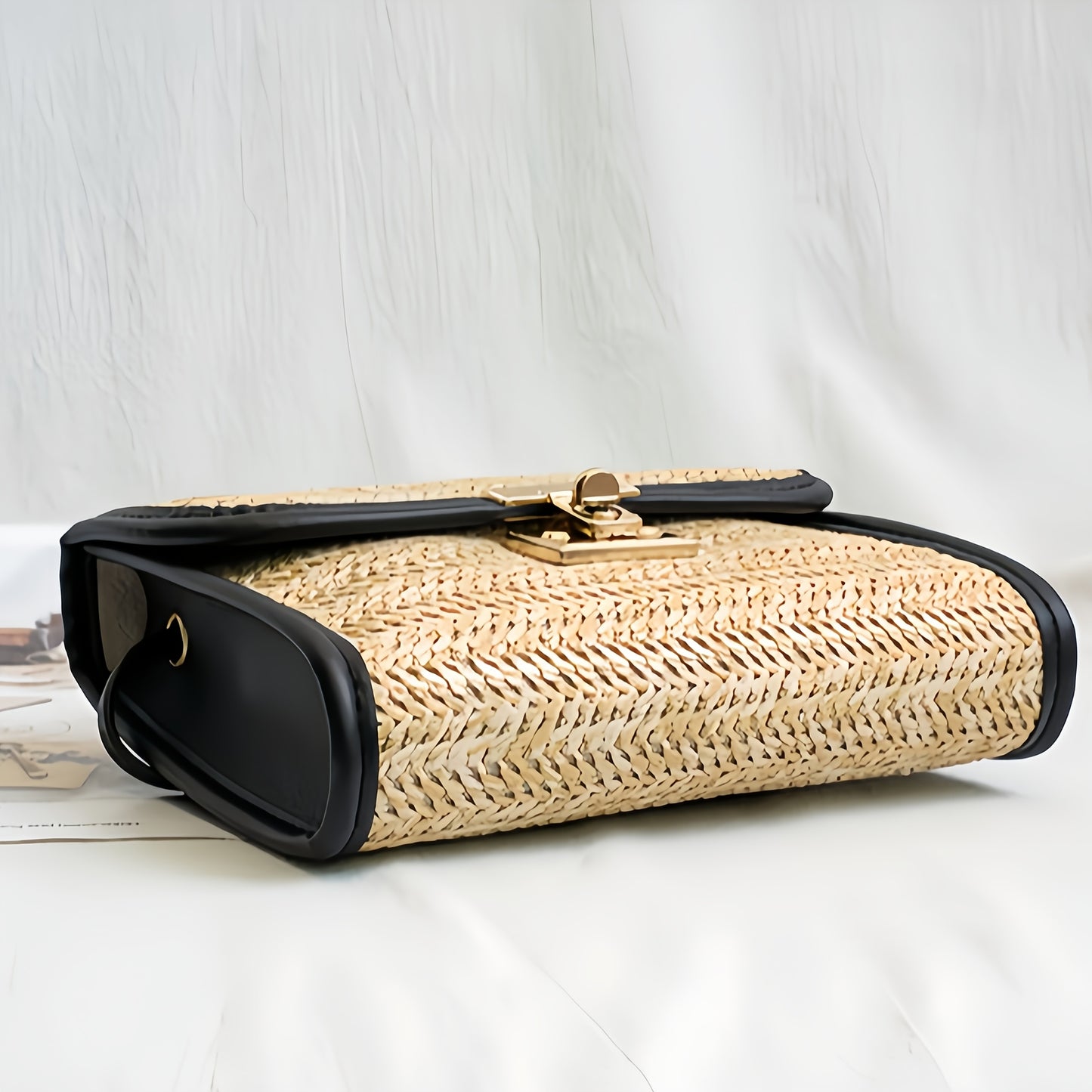 Women's WCrossbody Bag | New Summer Straw Bags, Travel Essentials, Beach Bag, Cosmetic Bag, Lightweight, Fashionable, And High-end