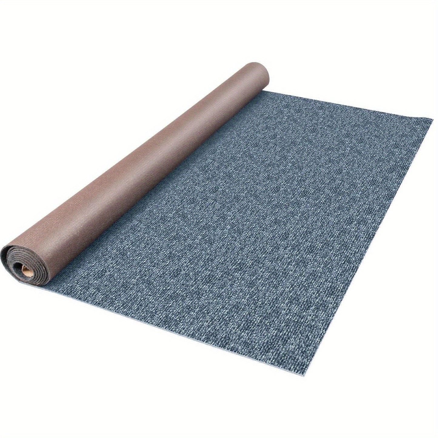 Gray Marine Carpet 6 ft x 29.5 ft Boat Carpet Rugs Indoor Outdoor Medium Rugs for Patio Deck Anti-Slide TPR Water-Proof Back Outdoor Marine Carpeting Outdoor Carpet