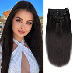 Straight Jet Black Hair