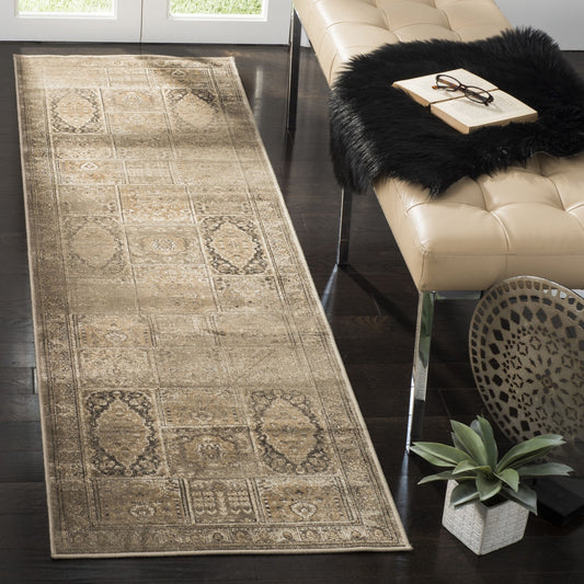 Vintage Collection VTG127 Non-Slip Indoor Power Loomed Easy Care Area Medium Rug For Home Decor Rug for Living Room, Bedroom,Turkish Carpet, Dining Room, Home Office, Basement