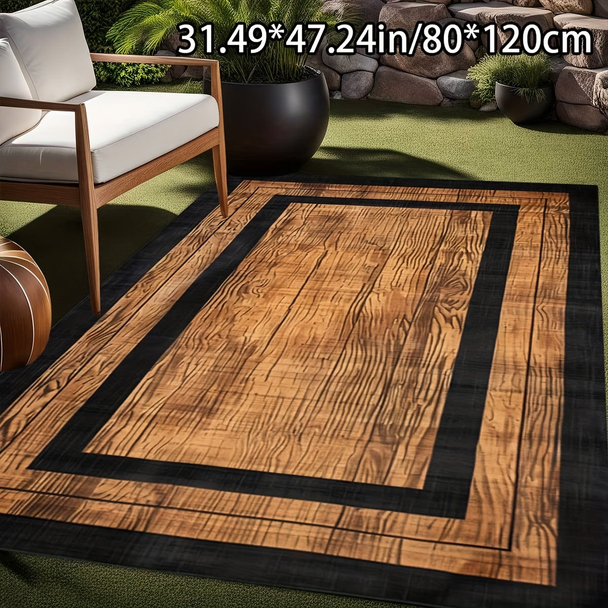 [Open ][Golden Velvet + 1.76 LB Per Square Meter + Non-Slip Dotted Plastic Bottom + Bottom Dotted Plastic Pattern Craftsmanship]1pc Golden Velvet Home Decor Outdoor Light Luxury Minimalist Pattern Versatile Decorative Style