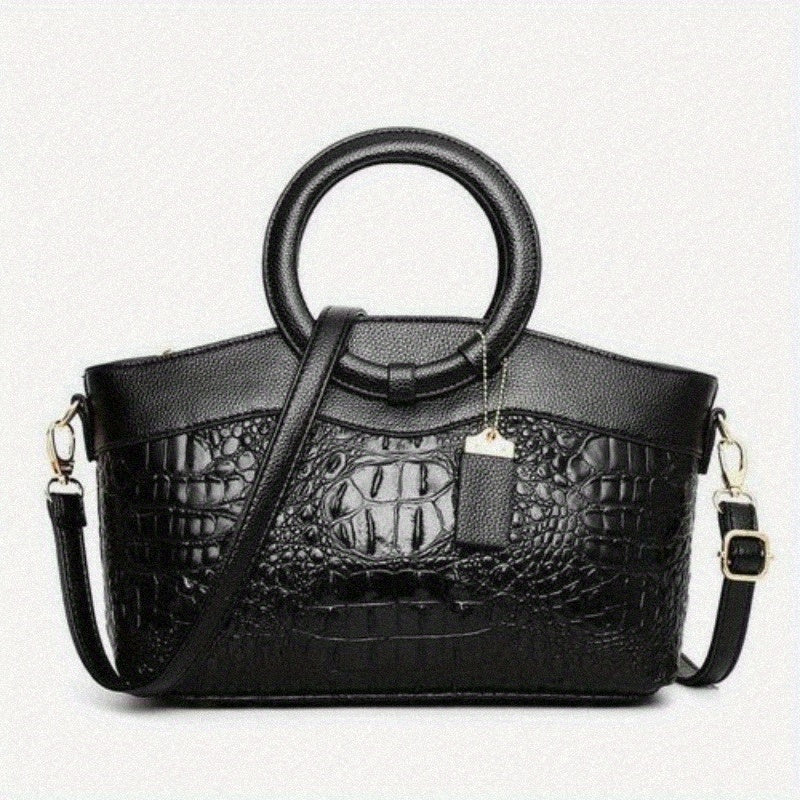 Women Handbag Genuine Leather Bags Women Crocodile Luxury Elegant Handbags Women Bags Designer Crossbody Bags Female Special Tote