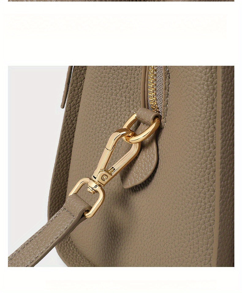 Bag for Women'S Spring And Summer New Collection, Crossbody Bag, 2025 Genuine Leather Bucket Bag, Bags Fashion Trend Handbag
