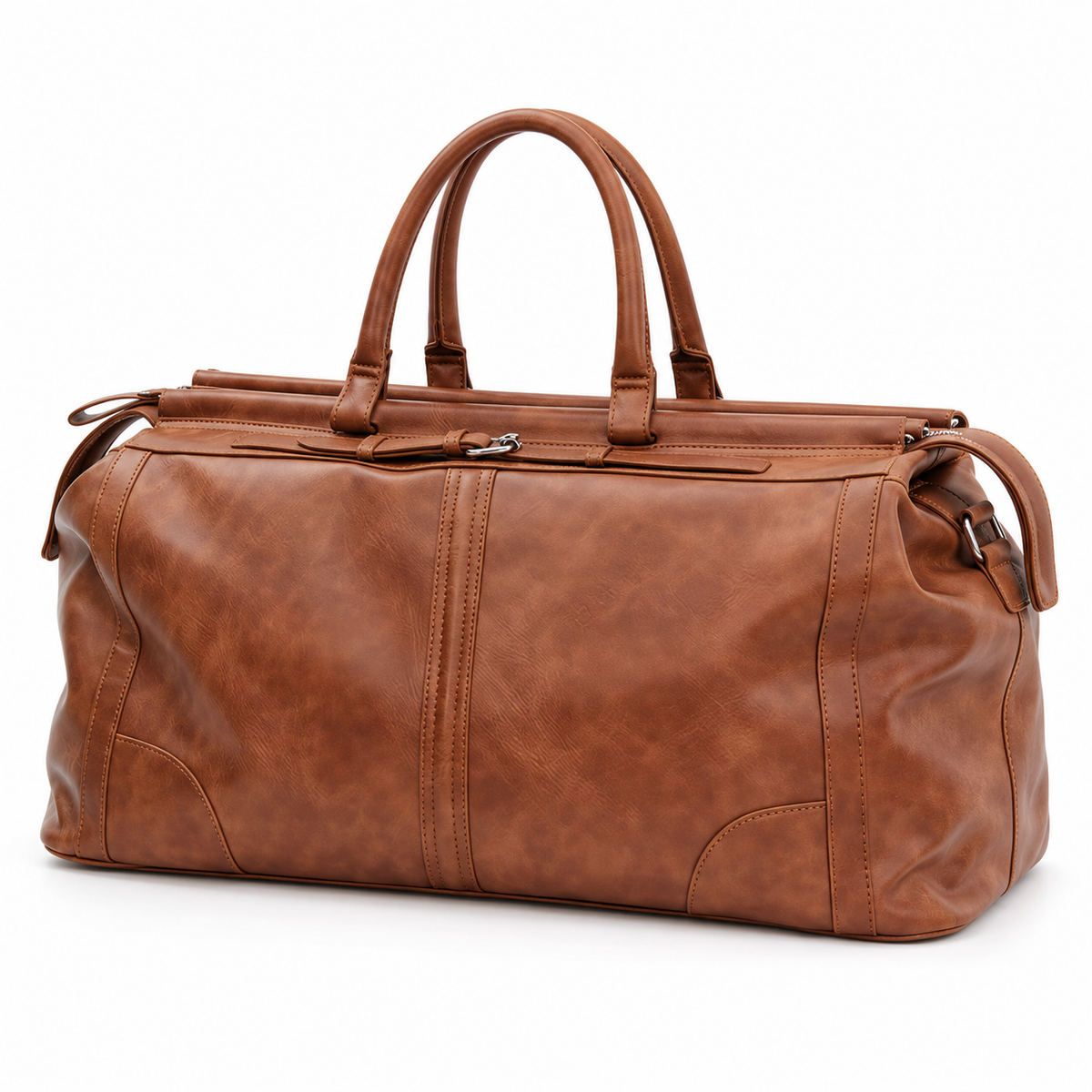 Vintage Brown Large Capacity Overnight Bag