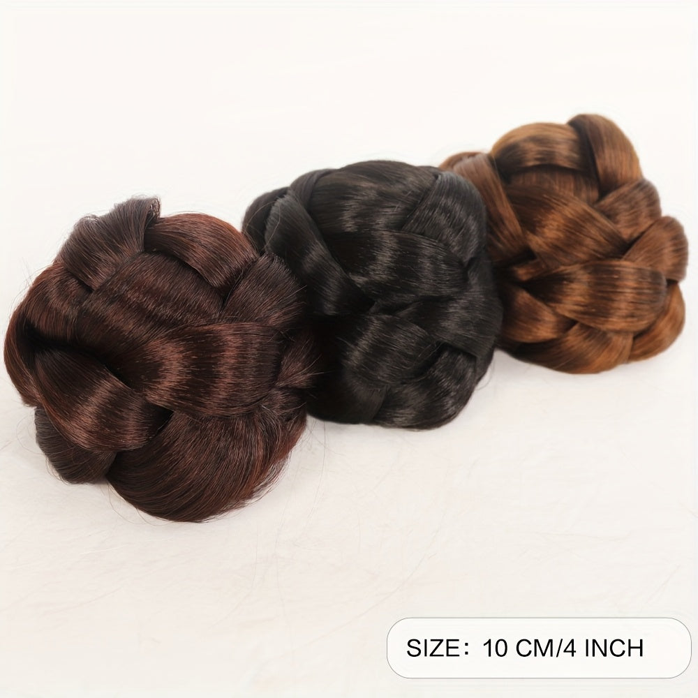 Lazy Hair Bun Maker with Claw Clip - Synthetic upgraded claw clip hair bun Elegant High-Temperature Fiber Hairpiece for Women, Easy-to-Use, No Tools Required, Perfect for Casual Styles, Hair Accessories for Women