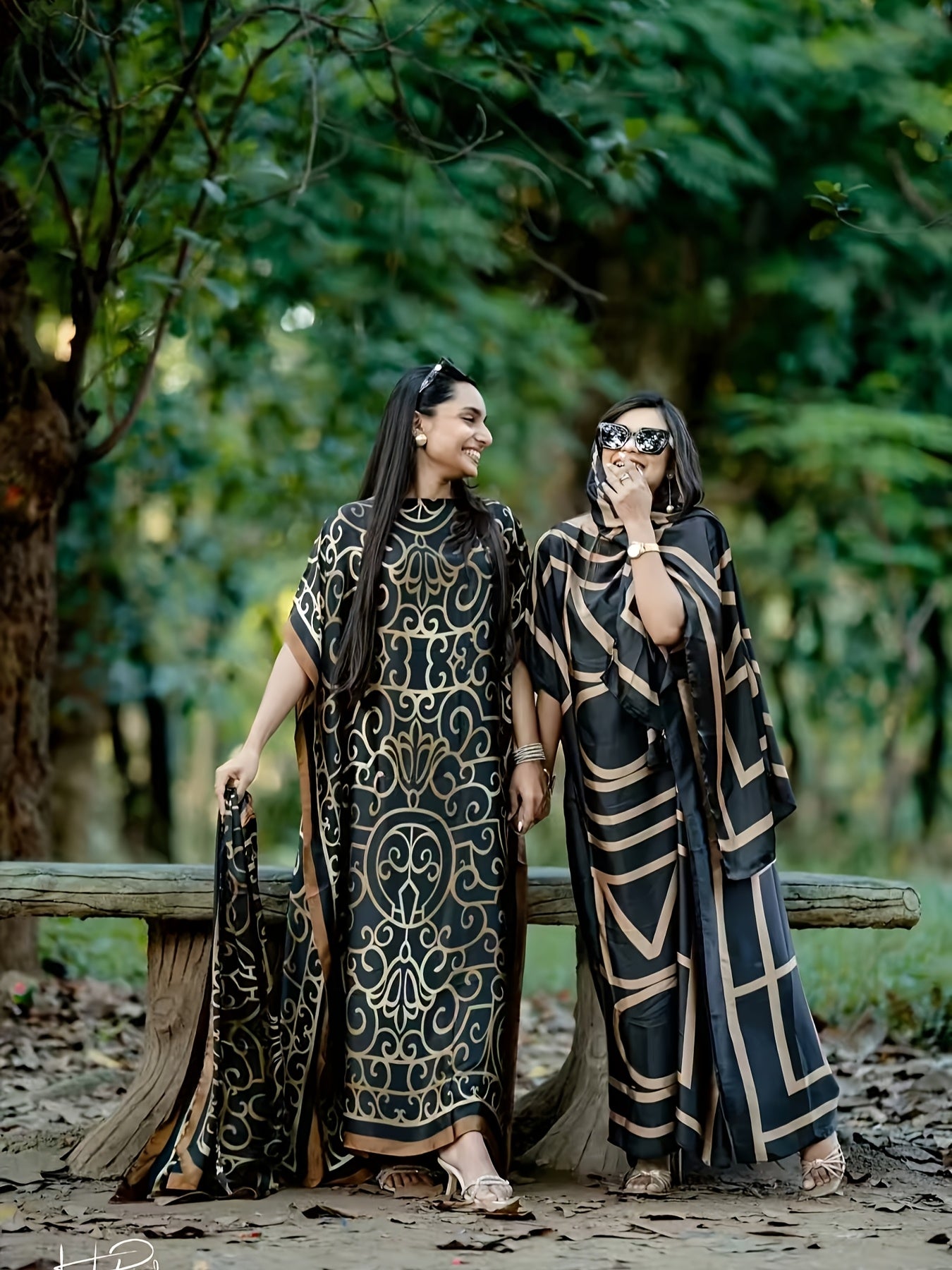 Elegant And Comfortable Long Shirts And Dresses With The Same Series Of Scarves