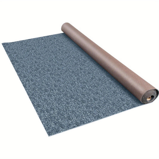 Gray Marine Carpet 6 ft x 29.5 ft Boat Carpet Rugs Indoor Outdoor Medium Rugs for Patio Deck Anti-Slide TPR Water-Proof Back Outdoor Marine Carpeting Outdoor Carpet