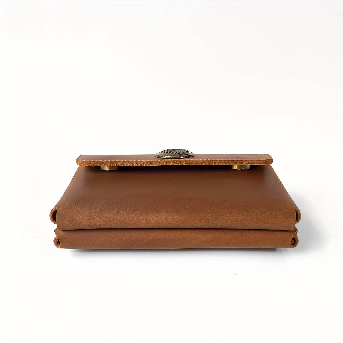 Men's Genuine Leather Belt Bag, Stylish And Simple Mobile Phone Bag, Suitable For Hiking, Camping, Outdoor Commuting, Multifunctional Waist Bag