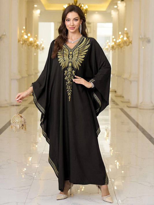 Women's Retro Loose Butterfly Abaya