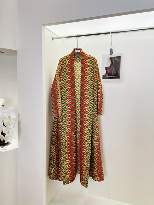 2025 Spring/Summer New Miyake Wrinkled Art Islamic Emirati Abaya Dress Muslim Loose Large Size Breathable