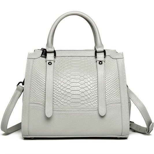 2025 New Women's Lightweight Large Capacity Crossbody Shoulder Bag - Adjustable Strap, Zipper Closure, No-Fold Design
