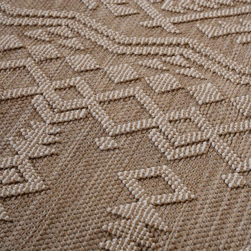 Collection 8x10 Traditional Geometric Pattern Area - Stain-Resistant Non-Shedding Synthetic Fiber, & Pet-Friendly Indoor/Outdoor with Backing, Low Pile (0.28") for Living Room Medium Rugs, Patio, Entryway