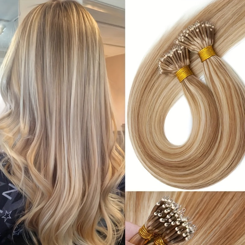 50g/50s Real Human Hair Nano Tip Hair Extensions