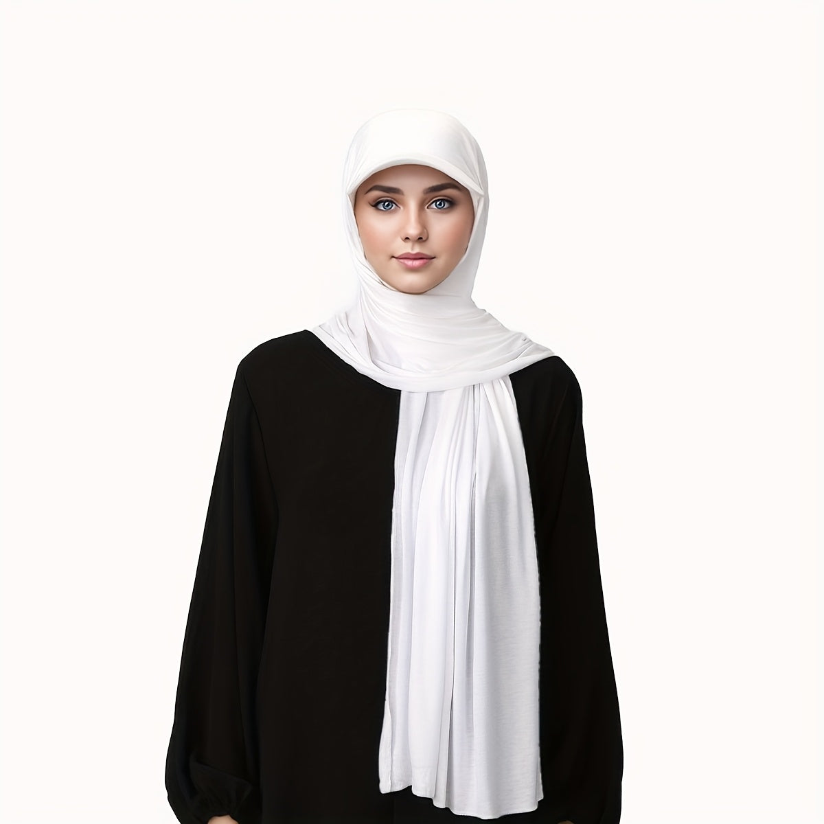 Women's Elegant Khimar Abaya - Lightweight & Breathable All Seasons Hijab, Soft Smooth Fabric for Everyday & Formal Events, Easy Care Machine Washable - Ideal Islamic Gift for Women