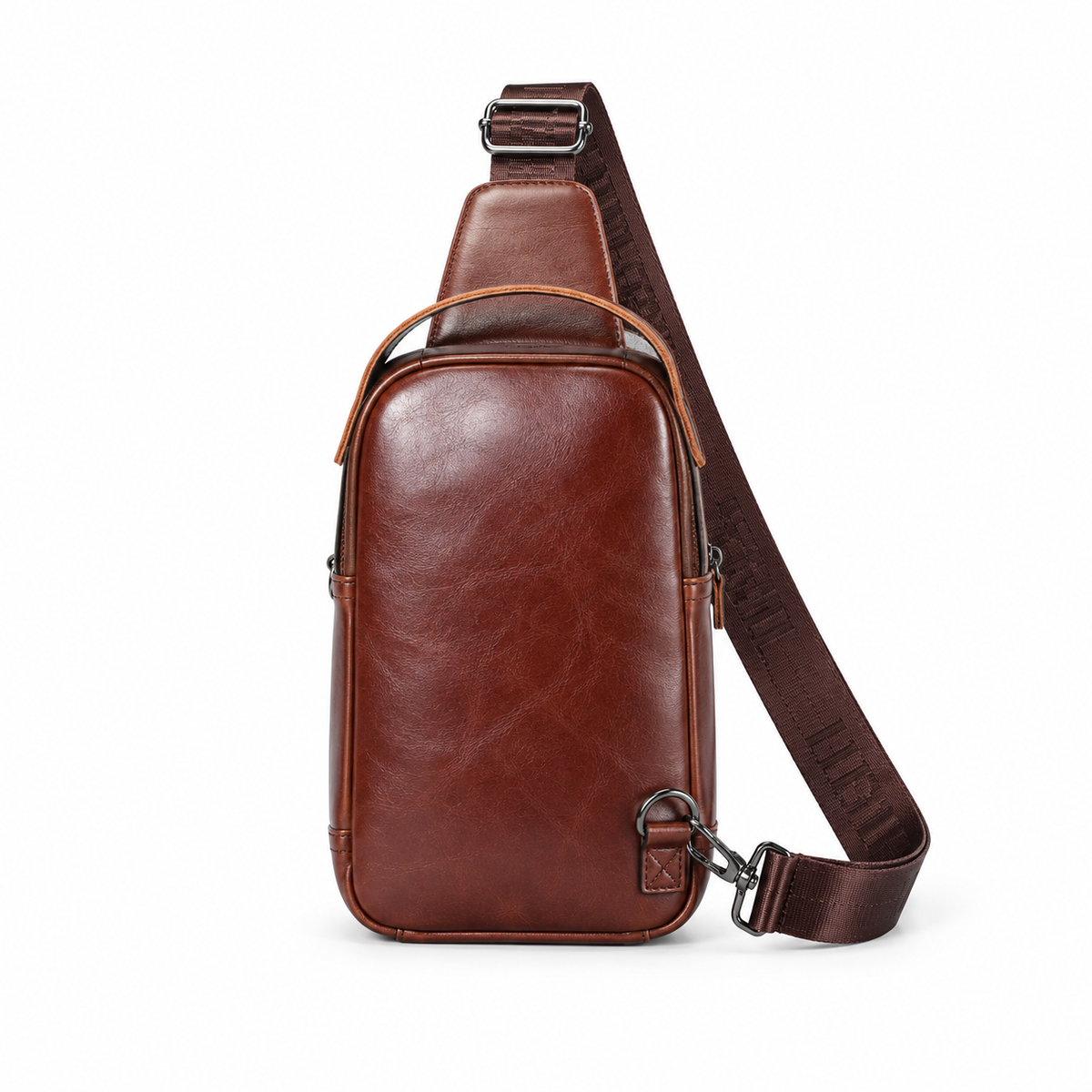 Vintage Coffee Crossbody Sling Travel Bag
