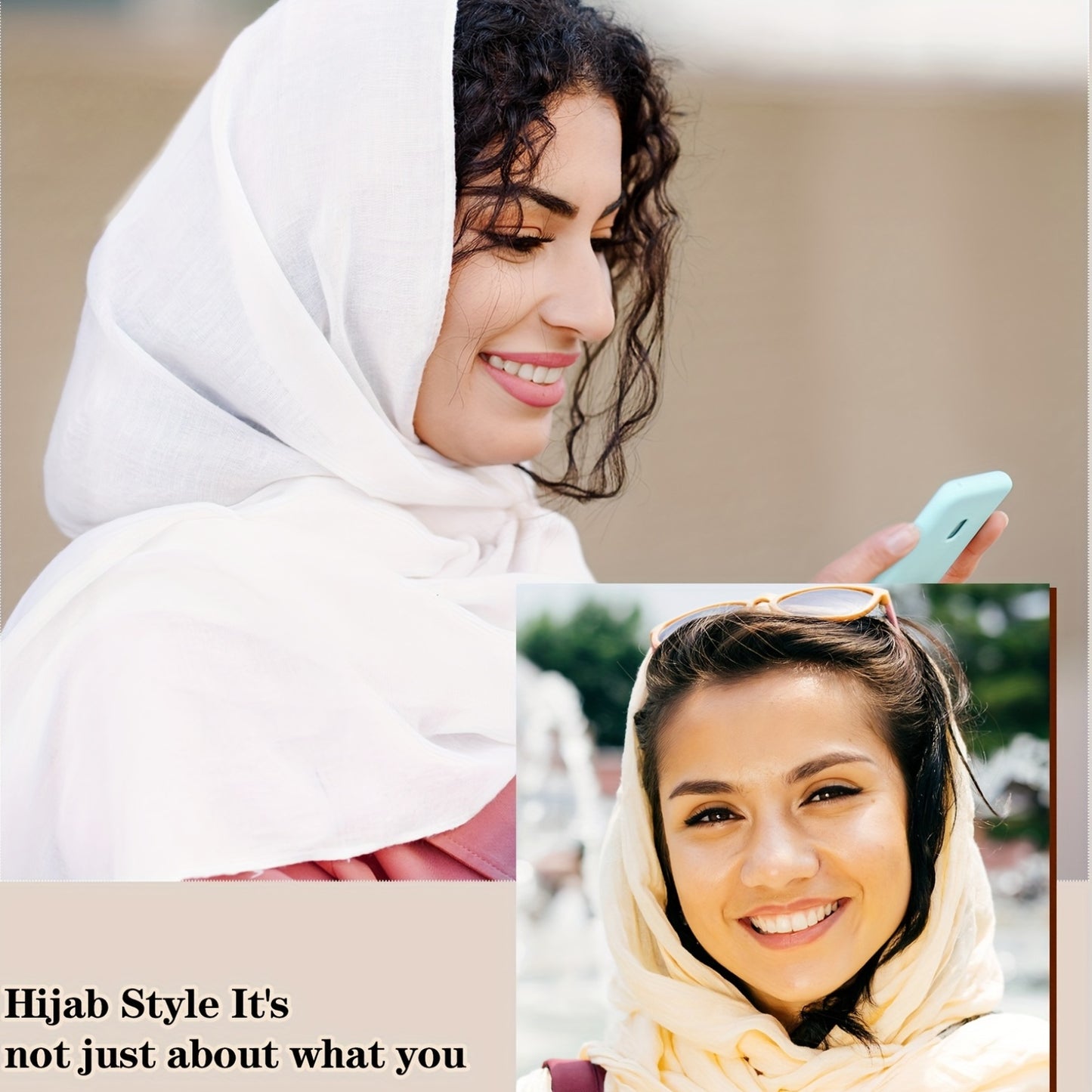 20pcs Muslim Women's Soft Chiffon Bamboo Woven Hijab - Lightweight, 20 Colors (White, Beige, Yellow, Pink, Purple, Blue, Green, Black, Red) - Bohemian Style for Casual Weekend Wear, Versatile Fashion Accessory