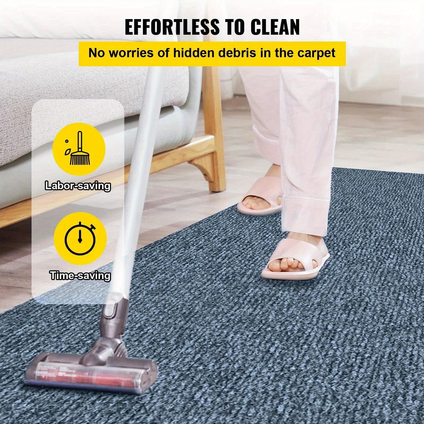 Gray Marine Carpet 6 ft x 29.5 ft Boat Carpet Rugs Indoor Outdoor Medium Rugs for Patio Deck Anti-Slide TPR Water-Proof Back Outdoor Marine Carpeting Outdoor Carpet
