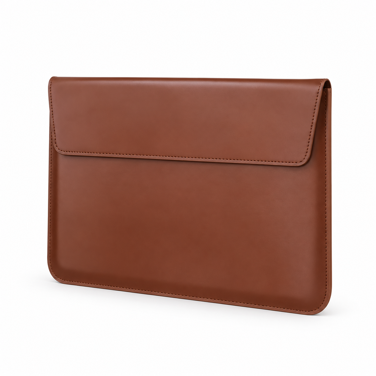 Brown Leather Envelope Style Laptop Bag