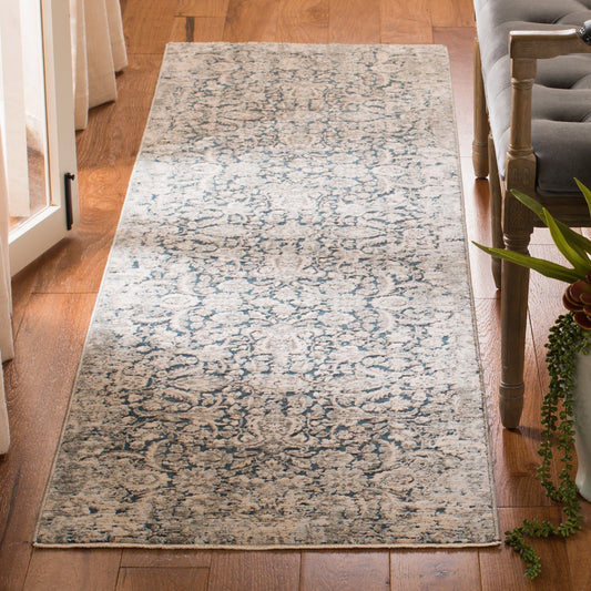 Blue Color Non-Slip Transitional Indoor Power Loomed Easy Care Medium Area Rugs For Home Decor Rug for Living Room, Bedroom, Dining Room, Home Office, Basement