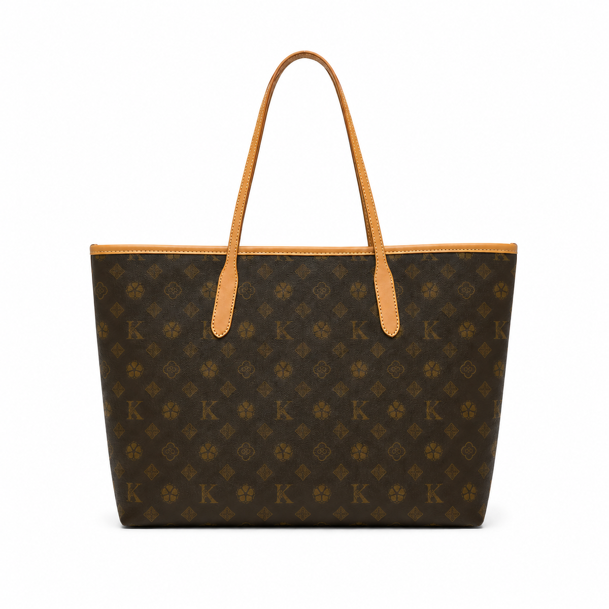 Classic Brown Monogram Large Shoulder Totebag