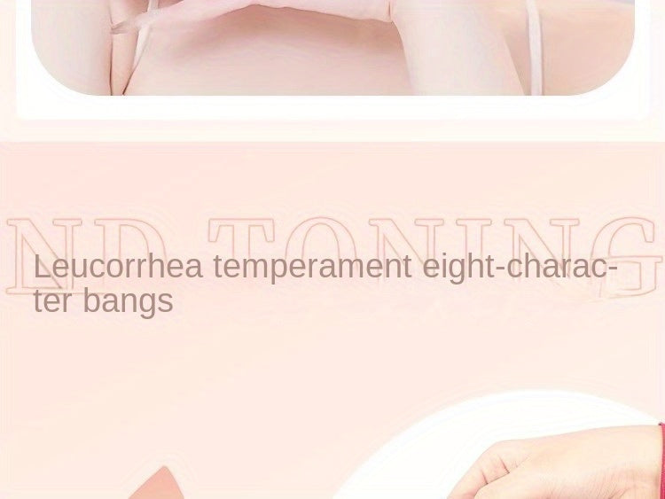 Women's 360° Coverage Synthetic Hairpiece with Middle Part Eight-Character Bangs
