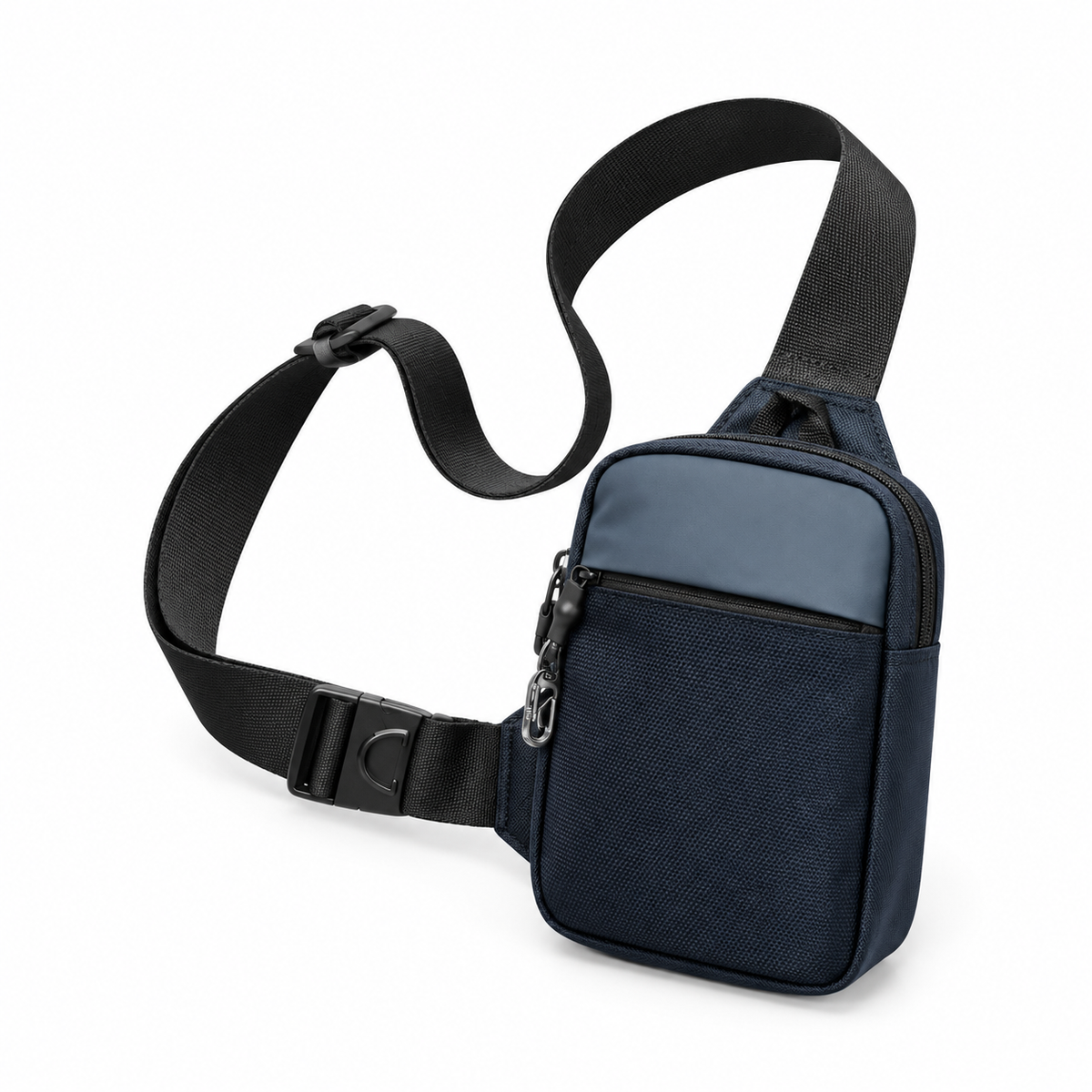 Navy Blue Compact Crossbody Sling Bag