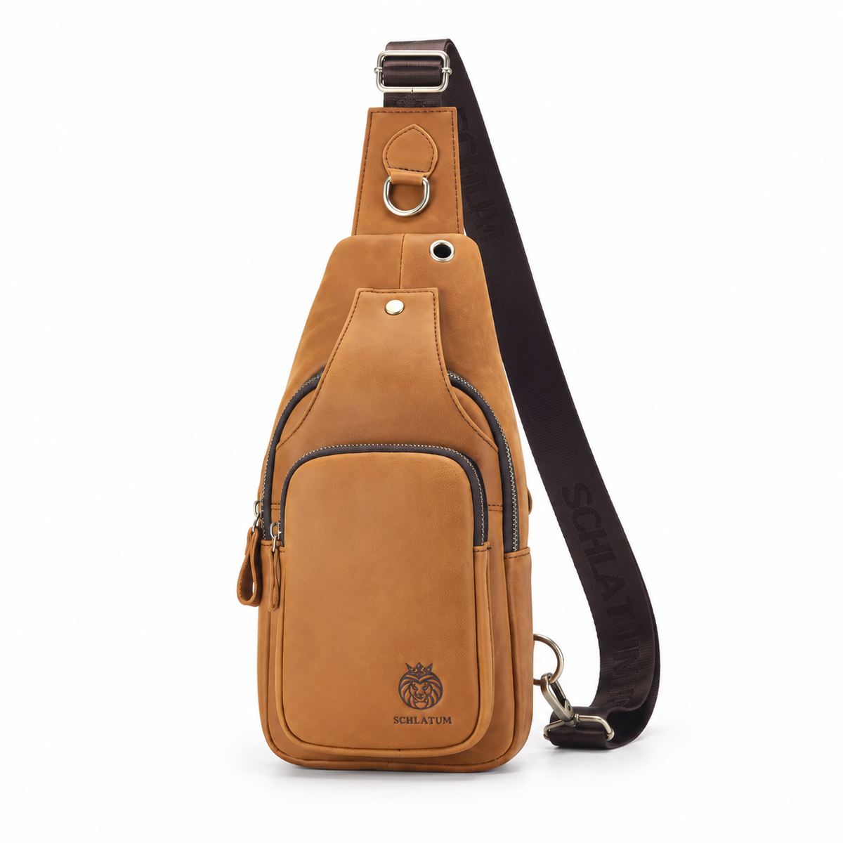 Classic Tan Crossbody Sling Bag