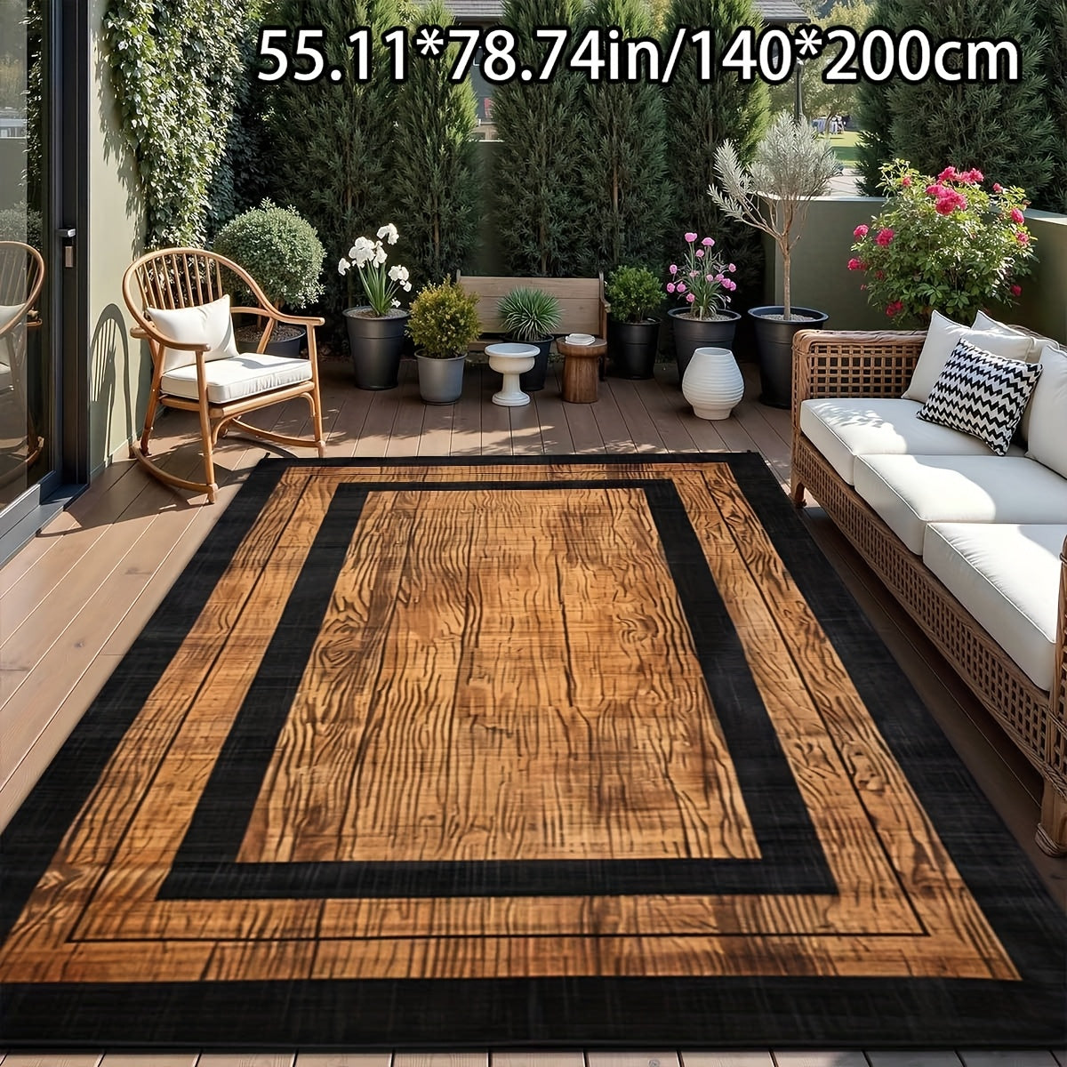 [Open ][Golden Velvet + 1.76 LB Per Square Meter + Non-Slip Dotted Plastic Bottom + Bottom Dotted Plastic Pattern Craftsmanship]1pc Golden Velvet Home Decor Outdoor Light Luxury Minimalist Pattern Versatile Decorative Style