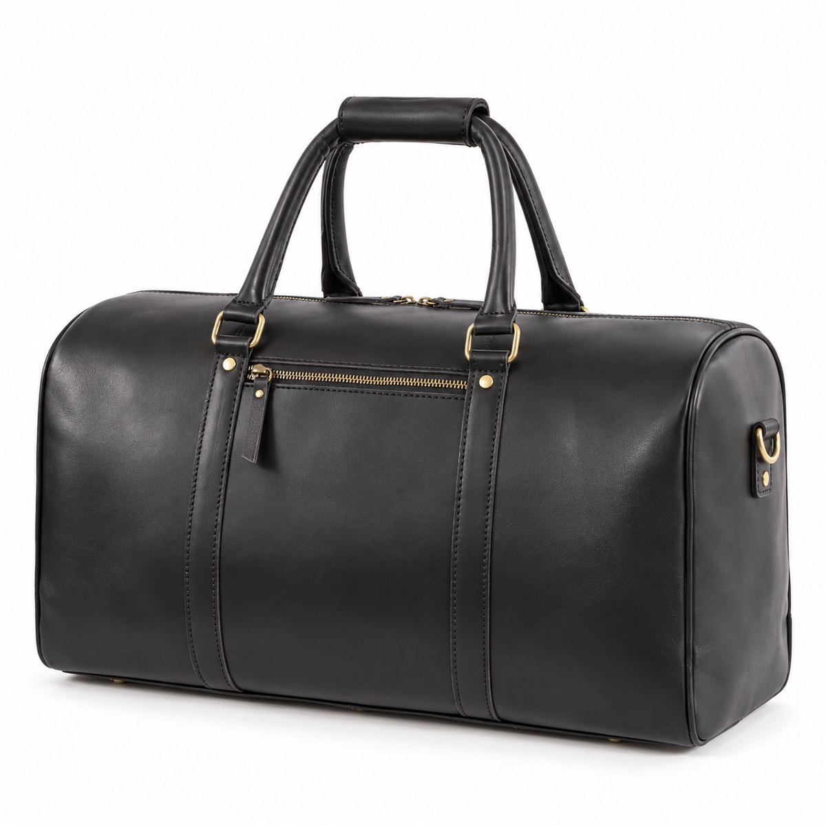 Classic Black Overnight Duffel Travel Bag