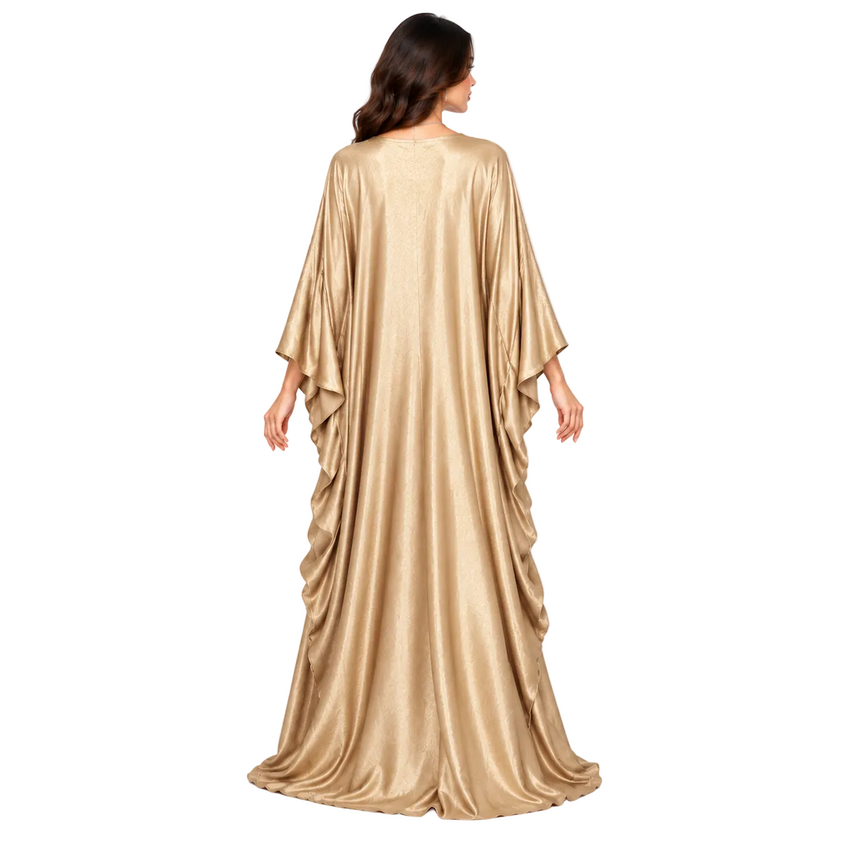 Champagne Gold Modern Plus Size  Kaftan