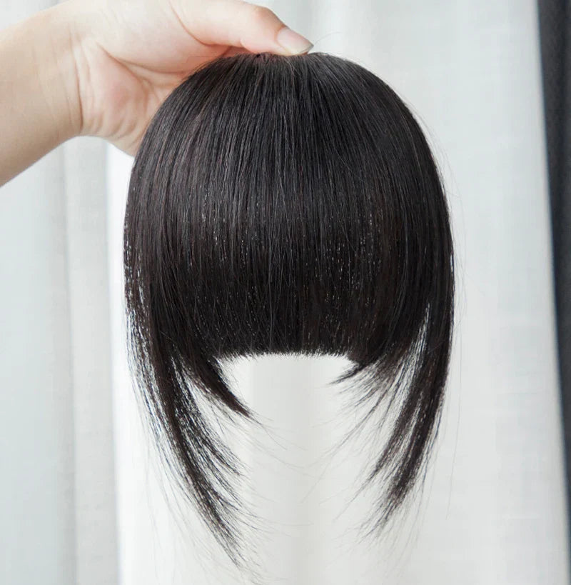 Brown Blunt Cut Fringe