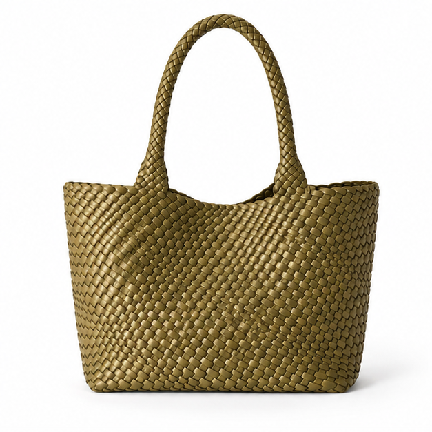 Olive Woven Everyday Carry Tote Bag