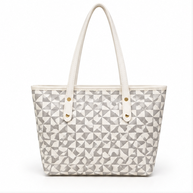 Elegant Geometric Pattern Everyday Shoulder Tote