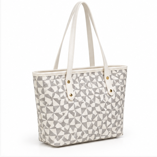 Elegant Geometric Pattern Everyday Shoulder Tote