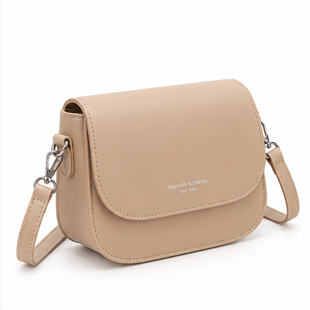 Elegant Minimalist Khaki Crossbody Shoulder Bag