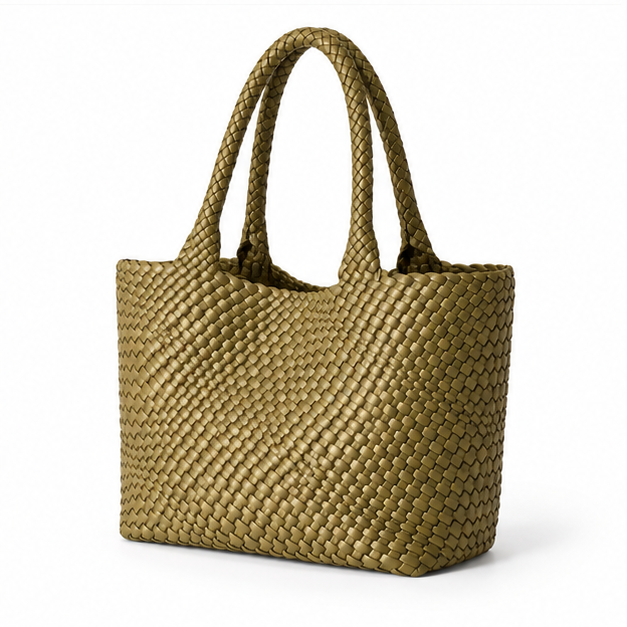 Olive Woven Everyday Carry Tote Bag