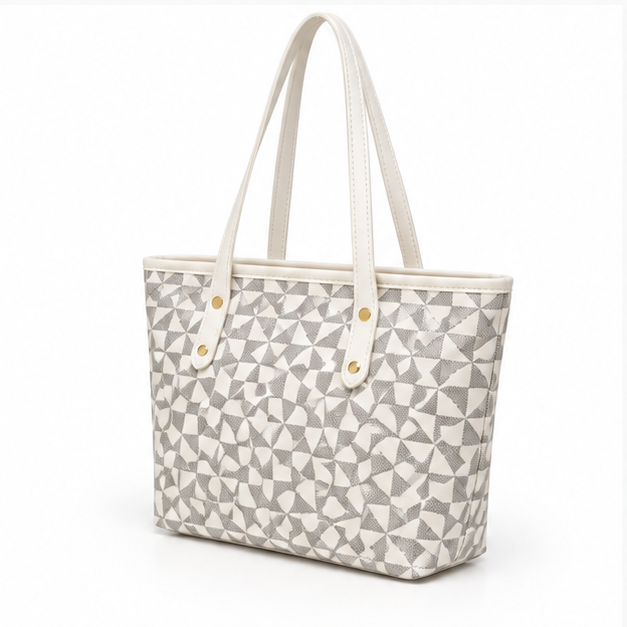 Elegant Geometric Pattern Everyday Shoulder Tote