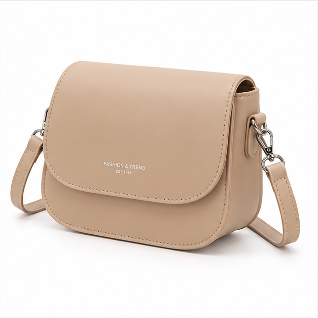 Elegant Minimalist Khaki Crossbody Shoulder Bag