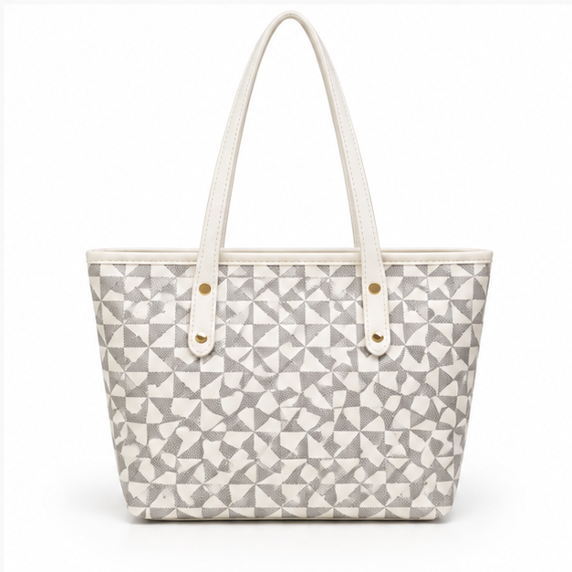 Elegant Geometric Pattern Everyday Shoulder Tote