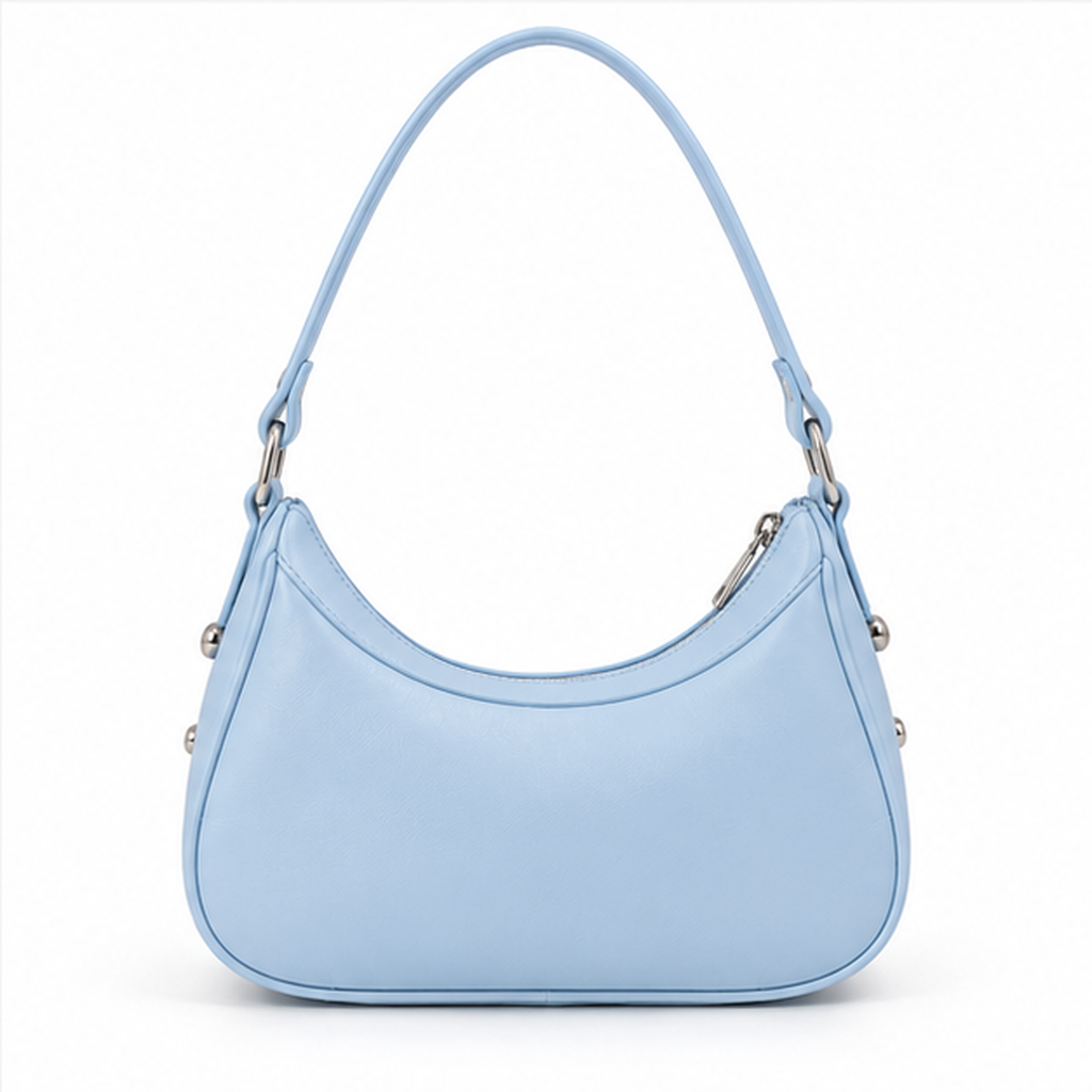 Light Blue Star Buckle Shoulder Bag